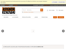 Tablet Screenshot of outillages-avignonperfo.com